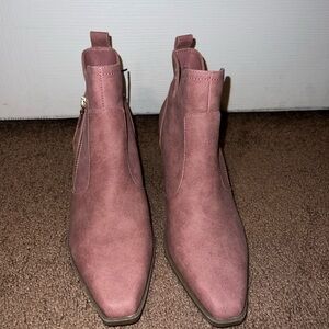 GBG Pink Ankle Boots